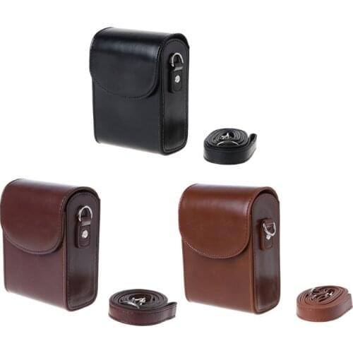 Camera Bag PU Leather Protective Case with Shoulder Strap for Canon G9X SX700 SX170 S90 S110 S120 G7X G7Xii