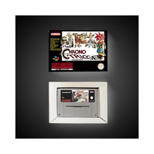 Chrono Trigger - EUR Version RPG Game Card Battery Save With Retail Box