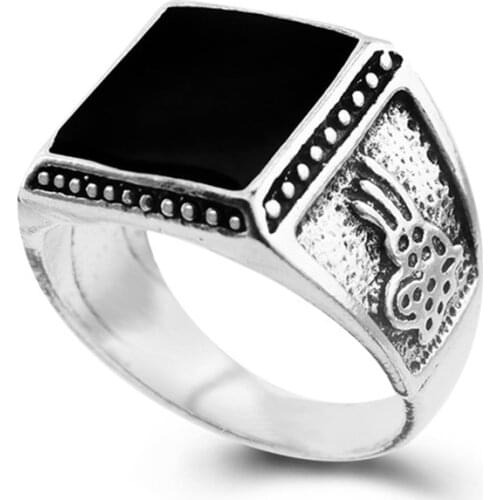 EKUSTYEE Silver Rings For Men