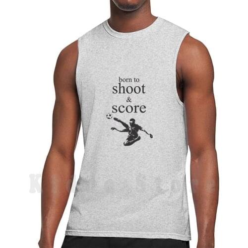 Soccer Born To Shoot Tank Tops Vest 100% Cotton Soccer Mom Stadium Fan Soccer Player Playing Soccer Womens Soccer Girls