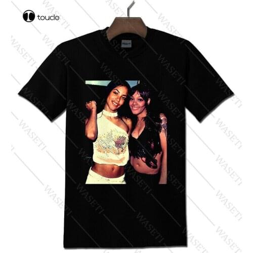 Lisa Left Eye Lopes X Aaliyahh - Hip Hop Rap Legend Black T-Shirt S - 5Xl Tee Shirt