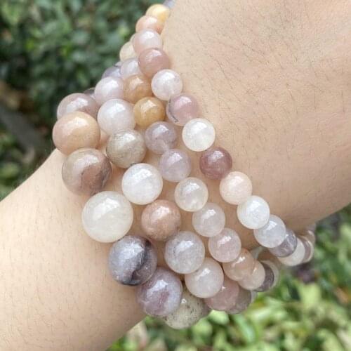 Natural Round Purple Violet Crystal Quartz Stone Beads For Jewelry Making 8/10/12mm Spacer Loose Beads Diy Bracelet Necklace