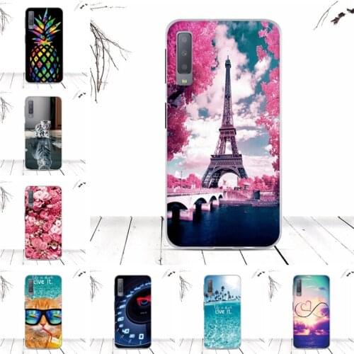 Soft TPU Silicone Case Cover For Samsung Galaxy A7 2018 A750 Cases Coque Capas Fundas Case For Samsung Galaxy A7 2018 A750 Case