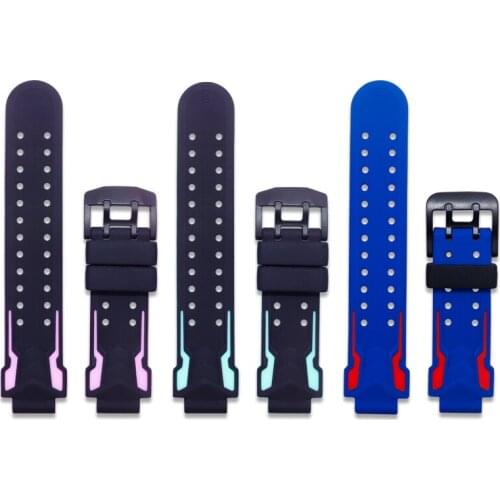 NEW Man Sport smart Wrist Strap Buckle smart Watch Band 15mm Silicone Wristband Accessory for Xiaomi xiaoxun Huawei Xiaotiancai