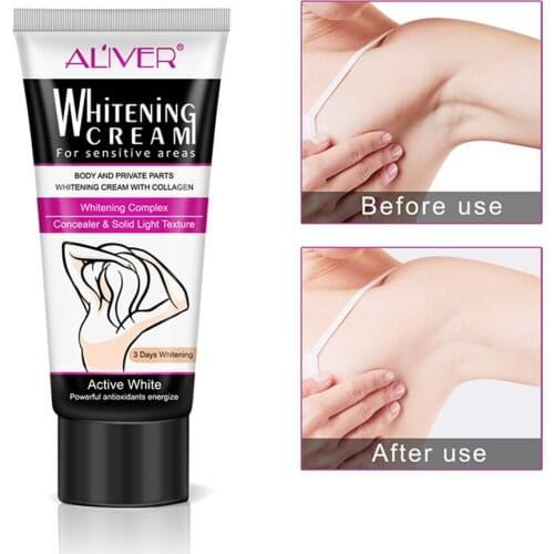 Underarm Lightening & Brightening Deodorant Cream Armpit Whitening Body Creams Underarm Repair Between Legs Knees Private Part