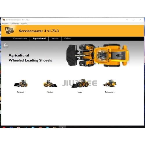 JCB Service Master 4 (1.73.3) software JCB Electronic Service Tool Interface for construction Equipment diagnostic tool
