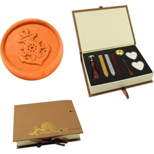Anchor seal stamp ,Signature custom wax seal stamp, Ideal for Embellishment of Envelopes wedding seal invitations wedding gift