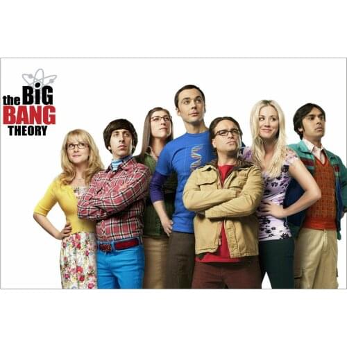 The Big Bang Theory TV Show Art Film Print Silk Poster Home Wall Decor 24x36inch
