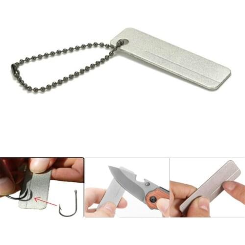 1 Pcs New of Mini Fishing Fly Hook Sharpener Outdoor Utensils Tableware Sharpener and Refractory Fishing Hook Sharpener