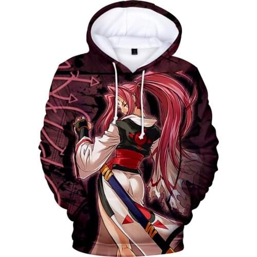 GUILTY GEAR—STRIVE 3D Hoodies Sweatshirt Men/Women Fashion Long Sleeve Hoodie Harajuku Autumn Boys/girls Streetwear Children