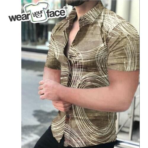 Men's Beach (Hawaiian) Shirts Wearyourface China
