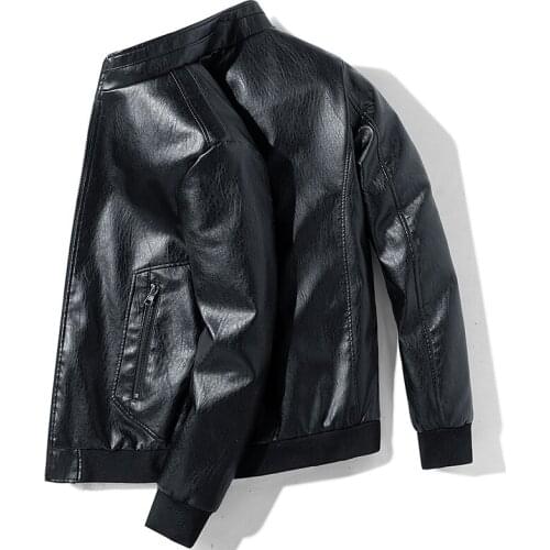 Wolf inheritance Men's Faux Leather Jackets