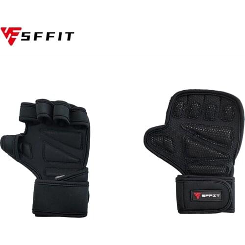 1 Pair Grips Gym Hand Palm Protector Gloves Weight Lifting Training Gloves Fitness Sports Body Building Gymnastics Dumbbell
