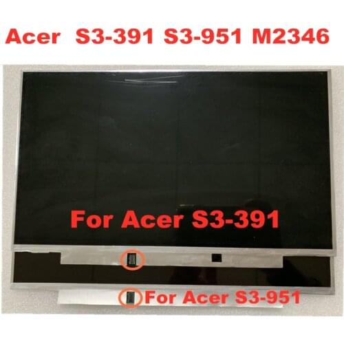 13.3-inch For Acer S3-951 S3-391 S3-2464G Laptop LCD screen B133XW03 V3 B133XTF01.0 B133XTF01.1 B133XTF01.2