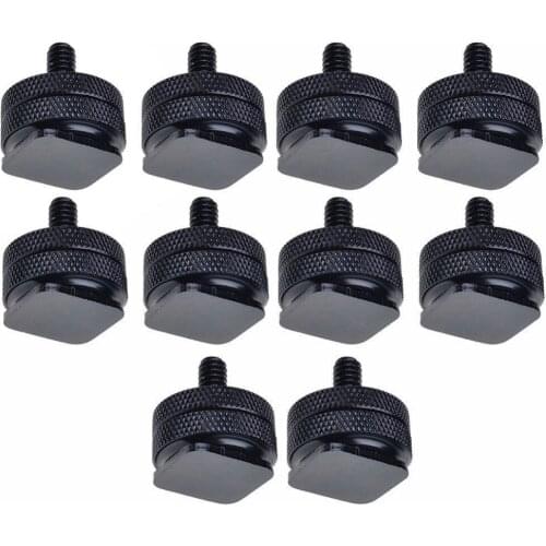Ten(10) Pack of Durable Pro 1/4" Mount Adapter fr Tripod Screw to Flash Hot Shoe