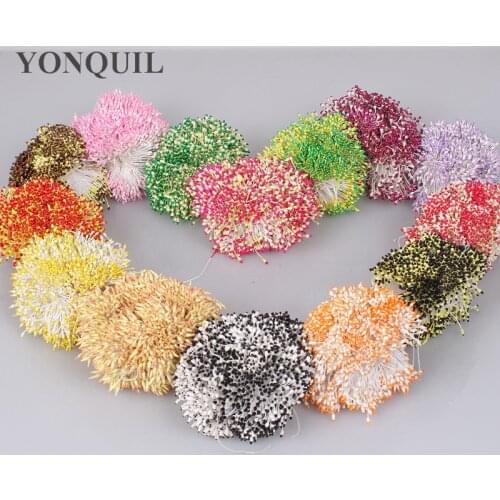 10Pkg/Lot Simulation Flower Core Stamen DIY Sugar Paste Multiple Color Handmade Flower Stamen Petal Modeling Decorative Tool
