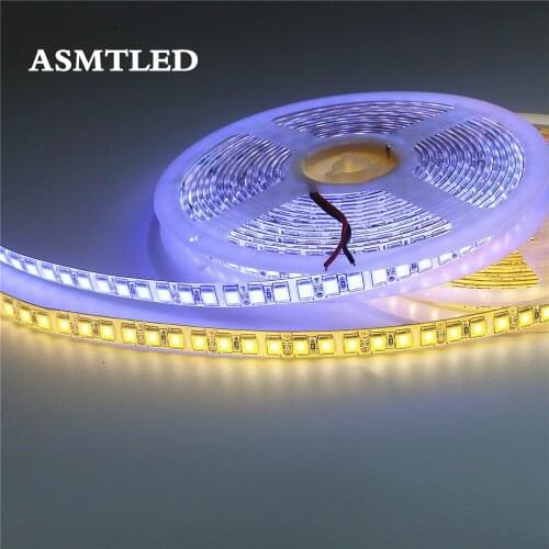 12V LED Strip Light 5054 SMD 5M 120LEDs/M 60LEDs/M Waterproof Flexible LED Ribbon more bright than 5050 2835 5630 Led strip 12V