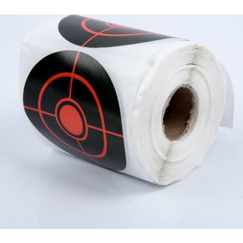 250Pcs/Roll 7.5cm Adhesive Reactive Practice Splatter Target Stickers For Archery Hunting Shooting Accessories