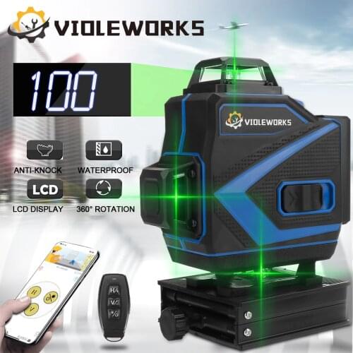 8/12/16 Lines Laser Level Waterproof 3D Self-Leveling 360 Horizontal And Vertical Cross Super Powerful Green Laser Beam Line