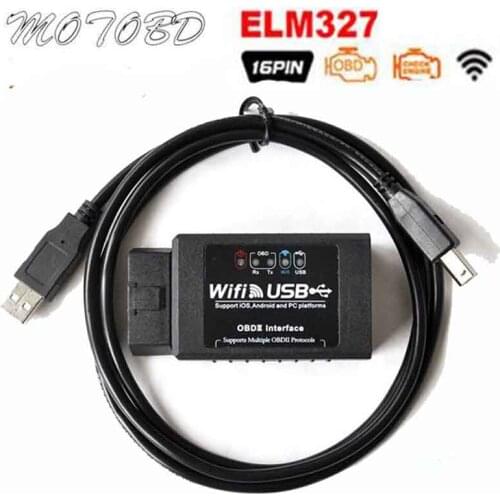 OBD2 USB ELM327 V1.5 WIFI OBD 2 Automotive Diagnostic Scanner For Car OBDII ELM 327 WI-FI 1.5 V1.5 Diagnostic Tool Code Read