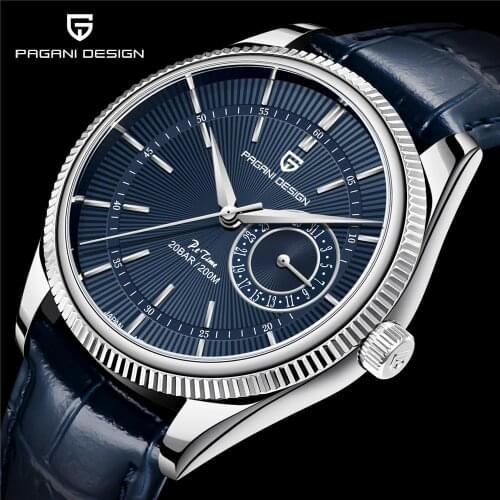 PAGANI DESIGN Mens Watches Fashion Business Waterproof Quartz Wrist Watch for Men Top Brand Luxury Stainless Steel Clock Male