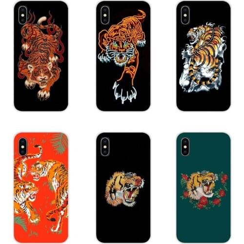 Roaring tiger Cute For Samsung Galaxy S2 S3 S4 S5 Mini S6 S7 Edge S8 S9 S10E Lite Plus Accessories Phone Shell Covers