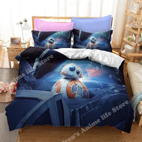 Disney Cartoon HD Printed Home Textile Quilt Pillowcase Soft Duvet Cover Family Boys King Queen Size Bedding Set 2/3pcs