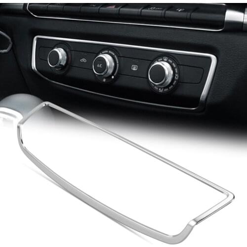 For Audi A3 8V 2013-2020 Stainless Steel Air Conditioning Adjustment Switch Cover Trim Sticker Interior Accessories