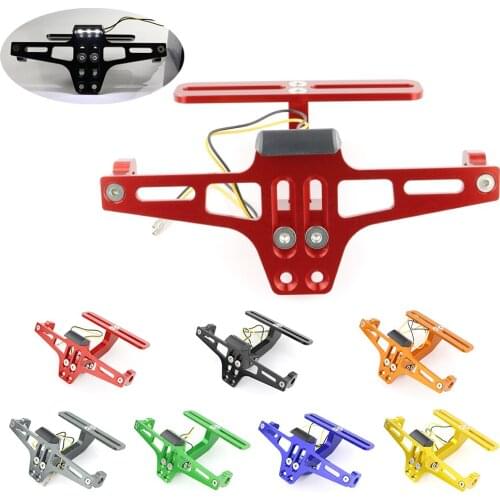 For Yamaha YZF-R3 YZF-R25 MT-07 FZ-07 MT09 MT-09 XJR 1300 Tracer 900 Rear Tail Tidy Fender Eliminator Kit License Plate Holder