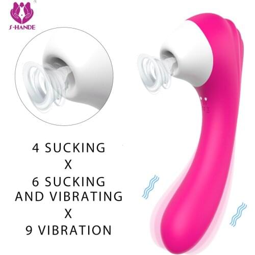 S-hande G Spot Sex Toys for Woman Powerful dildo Vibrator Vibrator Clitoris Nipple Sucker Clit Sucker Clitoris Sucke adult toys