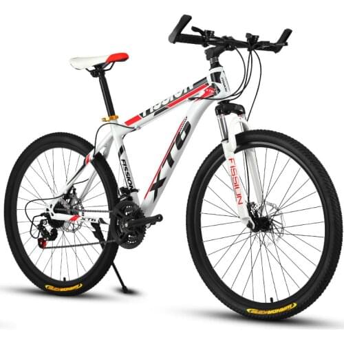 26 Inch Mountain Bicycle 21 Speed Adult Variable Speed Bicycle Student Flagship Off-Road Double Disc Brake Bicycle