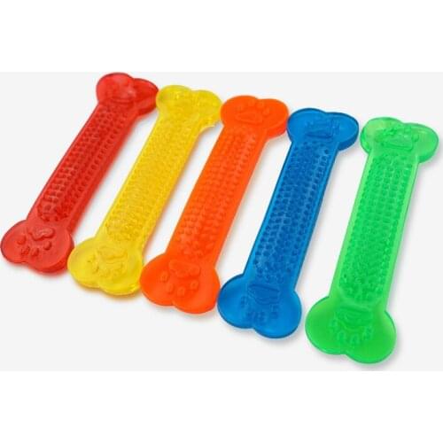 Hot Sale Durable Dog Chew Toys Rubber Bone Toy Aggressive Chewers Dog Toothbrush Doggy Puppy Dental Care for Dog Pet Accessories