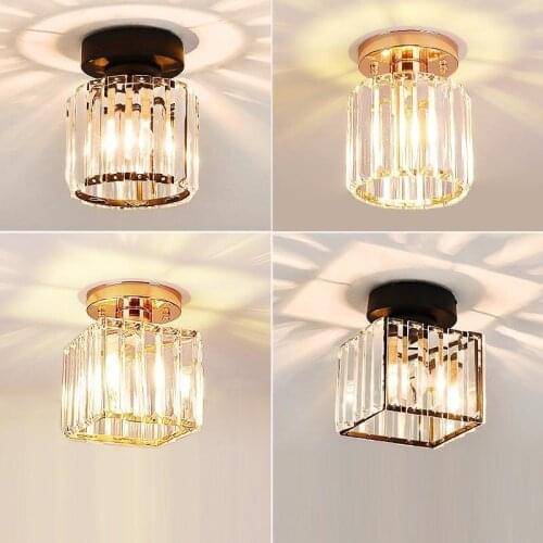 Crystal Ceiling Lights Beside Lamp For Hallway Entrance Aisle Light Wall Corridor Light Led Bright Light Luxury Ceiling Light