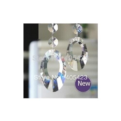 AAA grade!63mm Crystal bead curtain DIY white color chandelier ball cone Pandant / crystal beads 25pc/lot