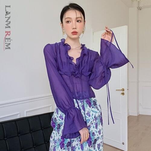 Блузки с цветами LANMREM China At AliExpress