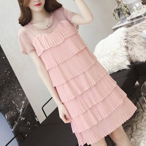 WERUERUYU Summer beach Dress Sexy Women dresses Casual Sleeveless Beach Short Tassel Solid White Lace Plus Size 5XL