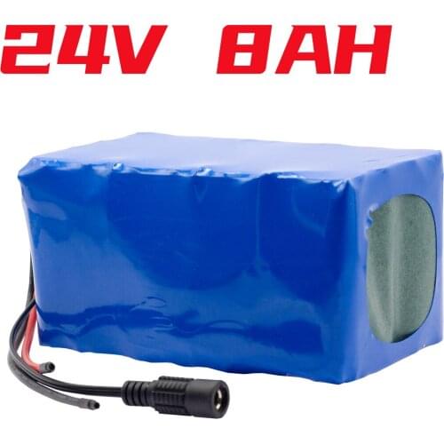 Laudation 7S4P 24V 10ah Electric Bicycle Motor Ebike Scooter Li-Ion Battery Pack 29.4v 18650 Rechargeable Batteries + 2A Charger