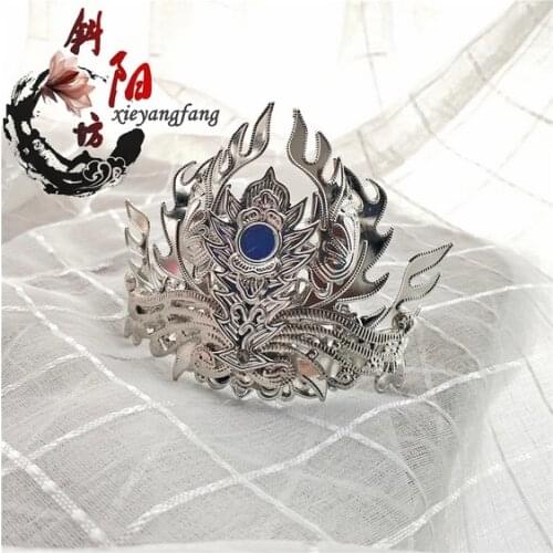 New Hot WORD OF HONOR Official Shan He Ling Gongjun Wen Kexing Hair Crown Hairpin Cosplay Prop Ancient costume Hair Accessories