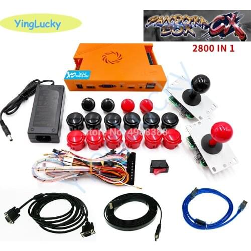 Pandora box 9D 2500 in 1 arcade console game 2 players can add games HDMI VGA usb joystick for pc video game