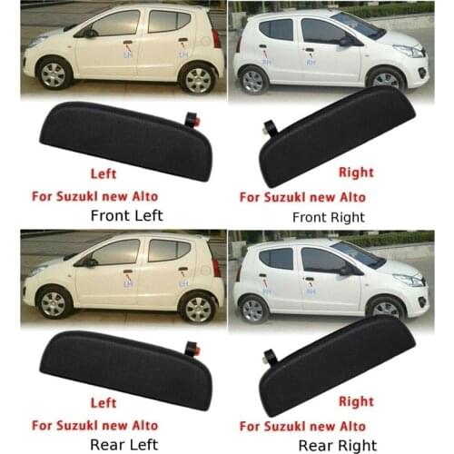 Pair Front Rear Outer Exterior Door Open Handle Outside Door Knob Left Right for Suzuki New Alto Outer Door Handle Parts