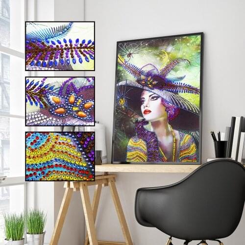 Full Square 5D DIY Diamond Painting Character Embroidery Cross Stitch Rhinestone Mosaic Picture Home Decoration Gift