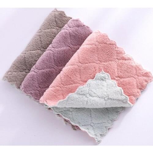 1pc Super Absorbent Microfiber kitchen dish Cloth High-efficiency tableware Household Cleaning Towel kitchen tools gadgets