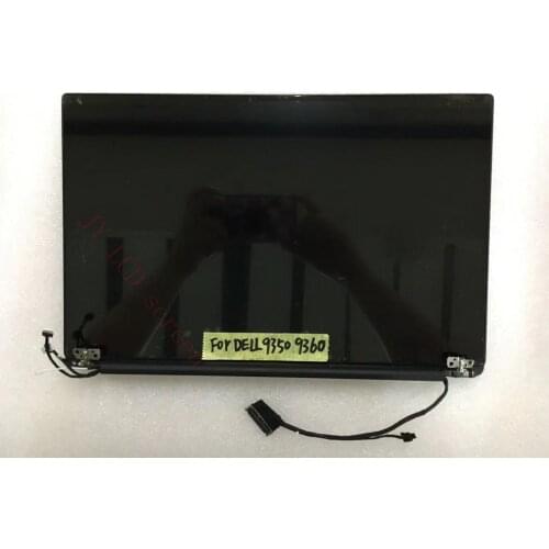 For Dell XPS 13 9350 9360 13.3" LCD Touch screen assembly Display 1920*1080 or 3200*1800 07TH8V P54G P54G002 Fully TestedSilvr