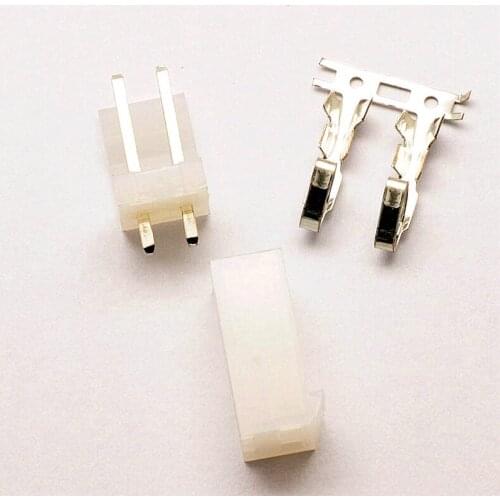 50PCS/lot CH3.96 Connector Plug + straight needle + Terminal 2P/3P/4P/5P-12P Spacing between 3.96mm