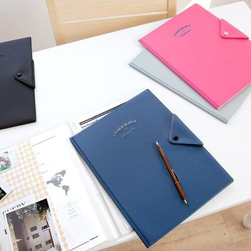 A4 Paper Clipboard Folder Storage Writing Pad Board Clamp Book Clip Pad Folding File Clipboard Office Stationery School Supplies