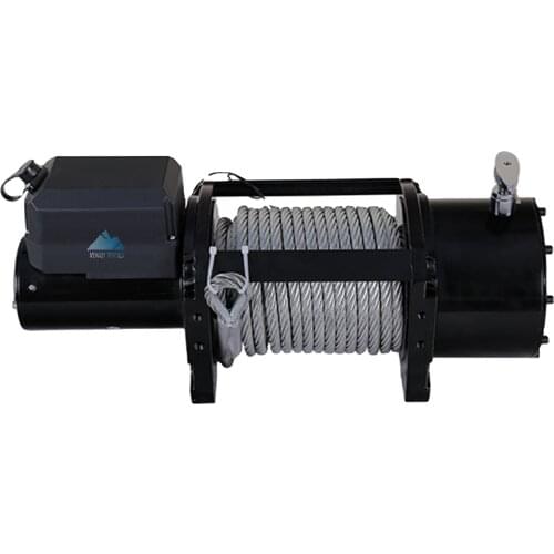 XINQI 10000 LB 12v Electric Boat Anchor Winch W/Steel Cable Lift Electric Winch Steel