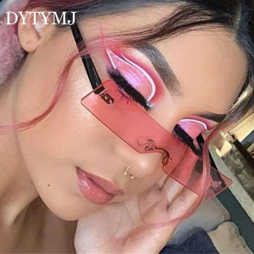 DYTYMJ 2020 Punk Women Sunglasses Small Frame Glasses Women Square Brand Designer Eyewear Women/Men Ocean Lens Gafas De Mujer
