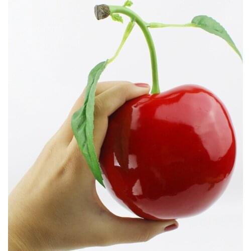 Simulation cherry fake artificial fruit set model cabinet home display decoration early education photography props