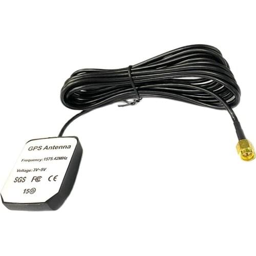 Lots of 5pcs Active Car GPS Antenna Aerial With SMA Connector & 3M Cable wholesale