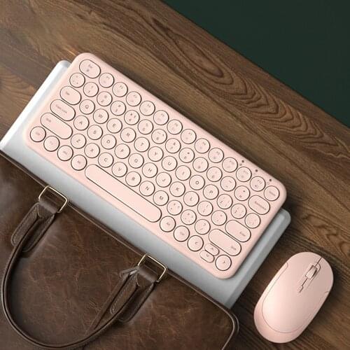 Wireless Slient Keyboard Mouse Combo For Macbook Pro Portable Gaming Keyboard Mouse Set For PC Gamer Laptop Computer Keyboard